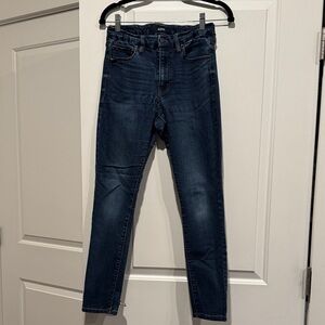 Aeropostale Women's High Rise Jeans - Dark Blue